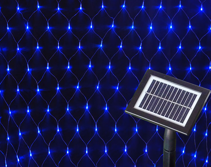 Mono-crystalline Solar Net Lights/LED Solar Curtain Lights